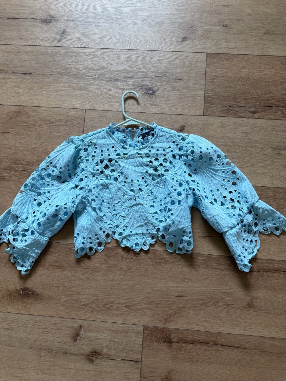 Vici Pema Eyelet Crop Top
